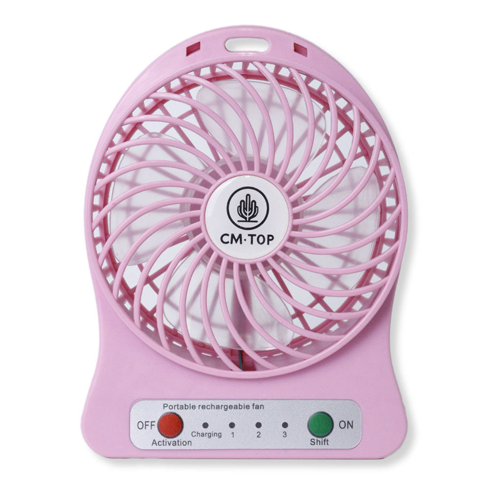 Foto 2 pulgar | Mini Ventilador De Mano Rosa