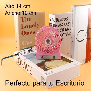 Foto 3 | Mini Ventilador De Mano Rosa