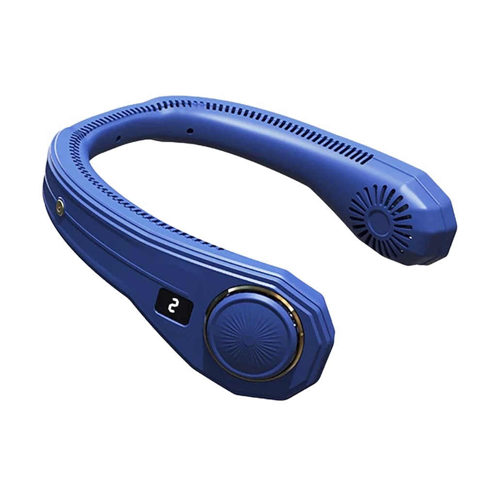 Ventilador De Cuello F22 Portátil Sin Luces Con Pantalla Usb Usb 4000 Mah - Venta Internacional.