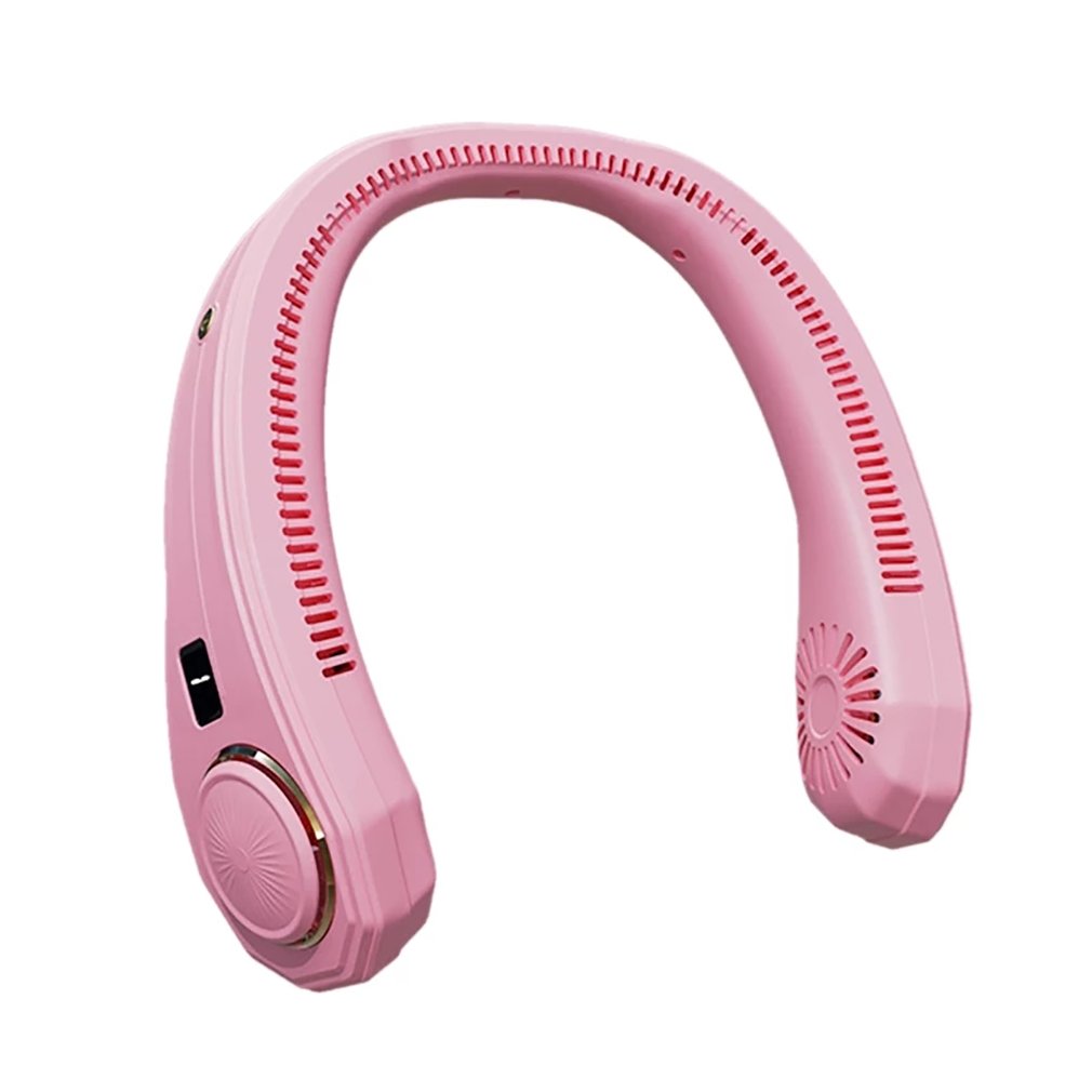 Ventilador De Cuello Portátil F22 Mini Sin Luz Con Pantalla Usb R - Venta Internacional.