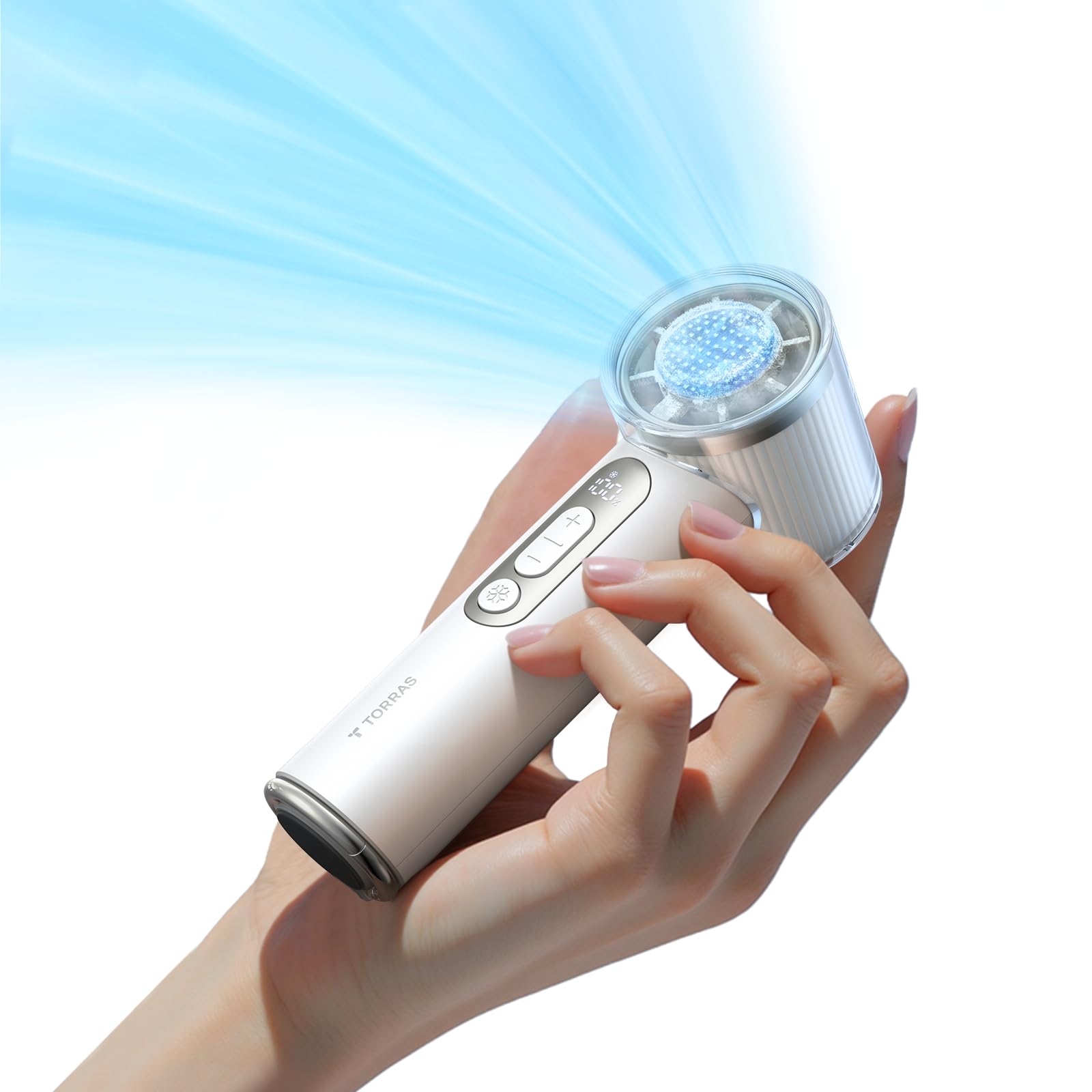 Foto 1 | Ventilador Portátil Torras Coolify Iva Con Enfriador De Hielo 5000mah Ivory - Venta Internacional.