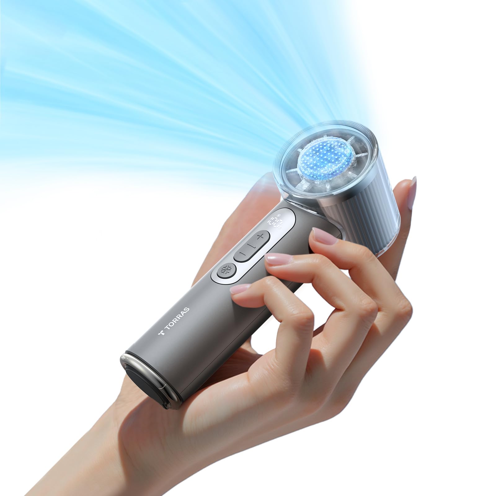 Foto 2 pulgar | Ventilador Portátil Torras Coolify Iva Con Enfriador De Hielo 5000 Mah Charcoal - Venta Internacional.