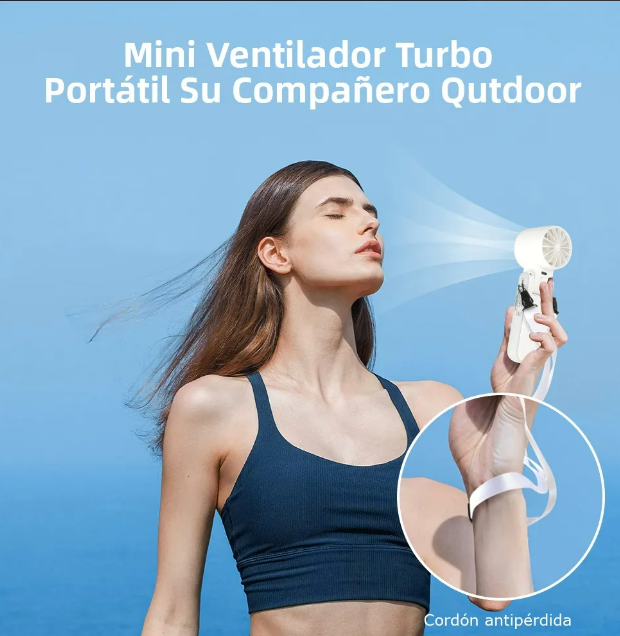 Foto 3 pulgar | Mini Xtellar Ventilador Portátil De 2 Modo Y 4 Vel Con Refrigeración
