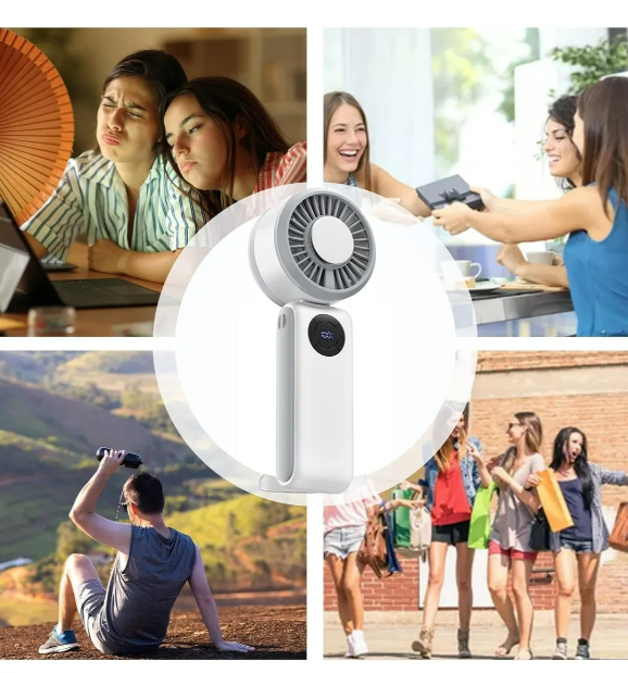 Foto 2 | Mini Ventilador Xtellar de Mano Portátil Recargable Usb