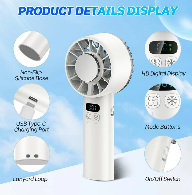 Foto 3 pulgar | Ventilador Xtellar de Mano Portátil Enfriador