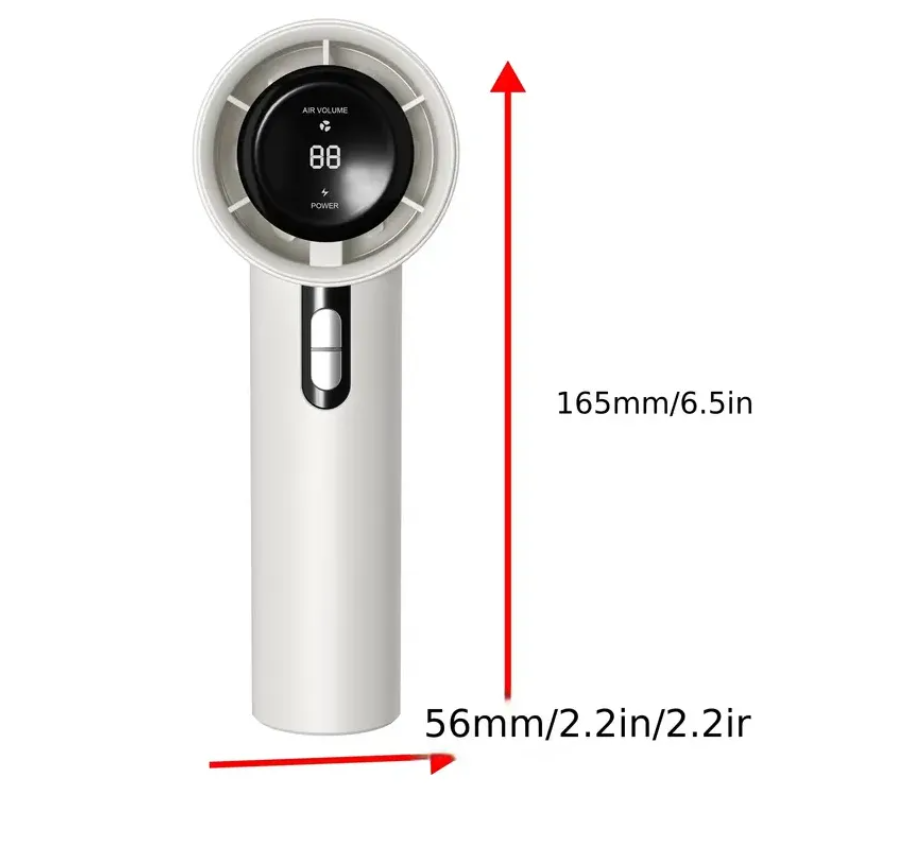 Foto 5 | Portátil Mini Ventilador Portail Gran Capacidad De Carga