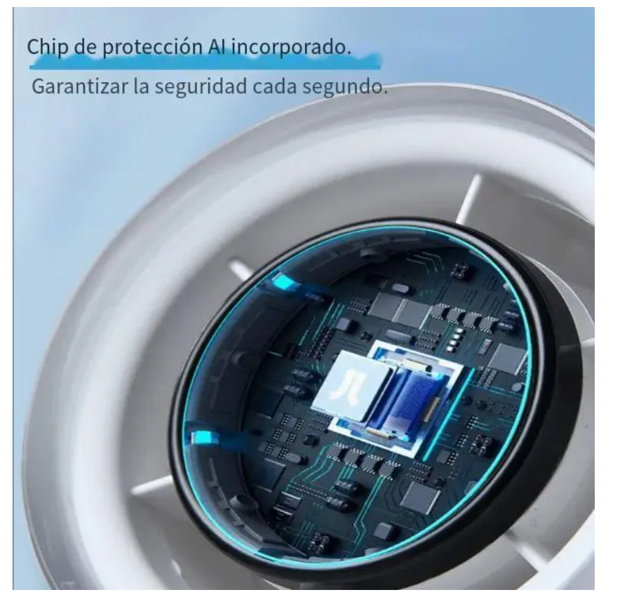 Foto 4 pulgar | Portátil Mini Ventilador Portail Gran Capacidad De Carga