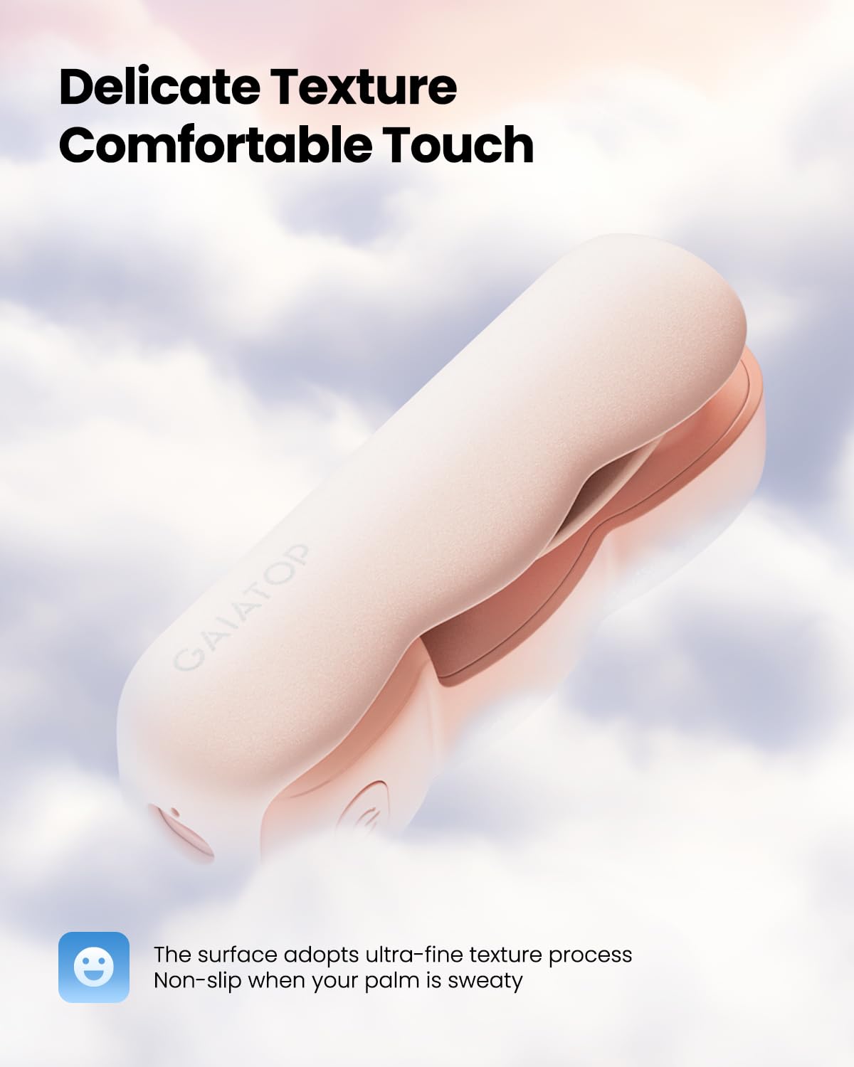 Foto 5 pulgar | Ventilador De Mano Gaiatop Cute Clouds Mini Slide Usb De 3 Velocidades, Color Rosa - Venta Internacional.