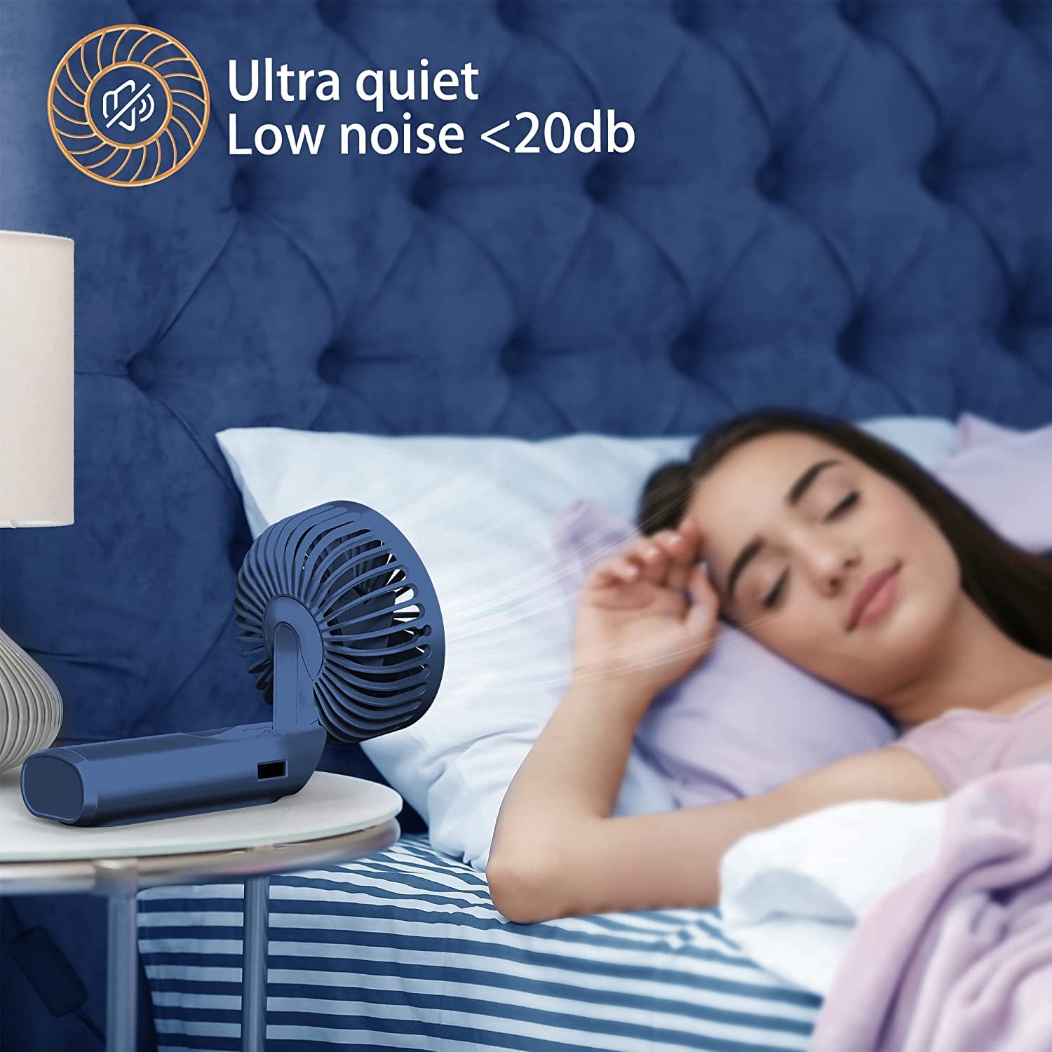 Foto 7 pulgar | Ventilador Portátil Peiyuu De 4000 Mah, Recargable, 6 Velocidades - Venta Internacional.