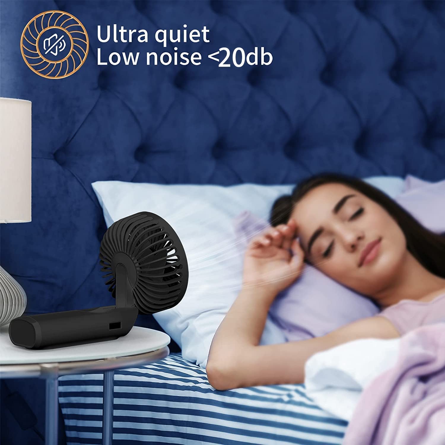 Foto 7 pulgar | Ventilador Portátil Peiyuu De 4000 Mah, Recargable, 6 Velocidades - Venta Internacional.