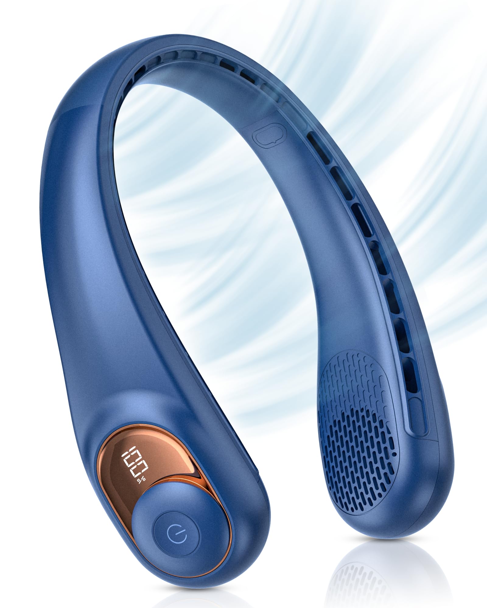 Ventilador De Cuello Peiyuu Sin Aspas Con Indicador Led Usb-c De 5200 Mah - Venta Internacional.