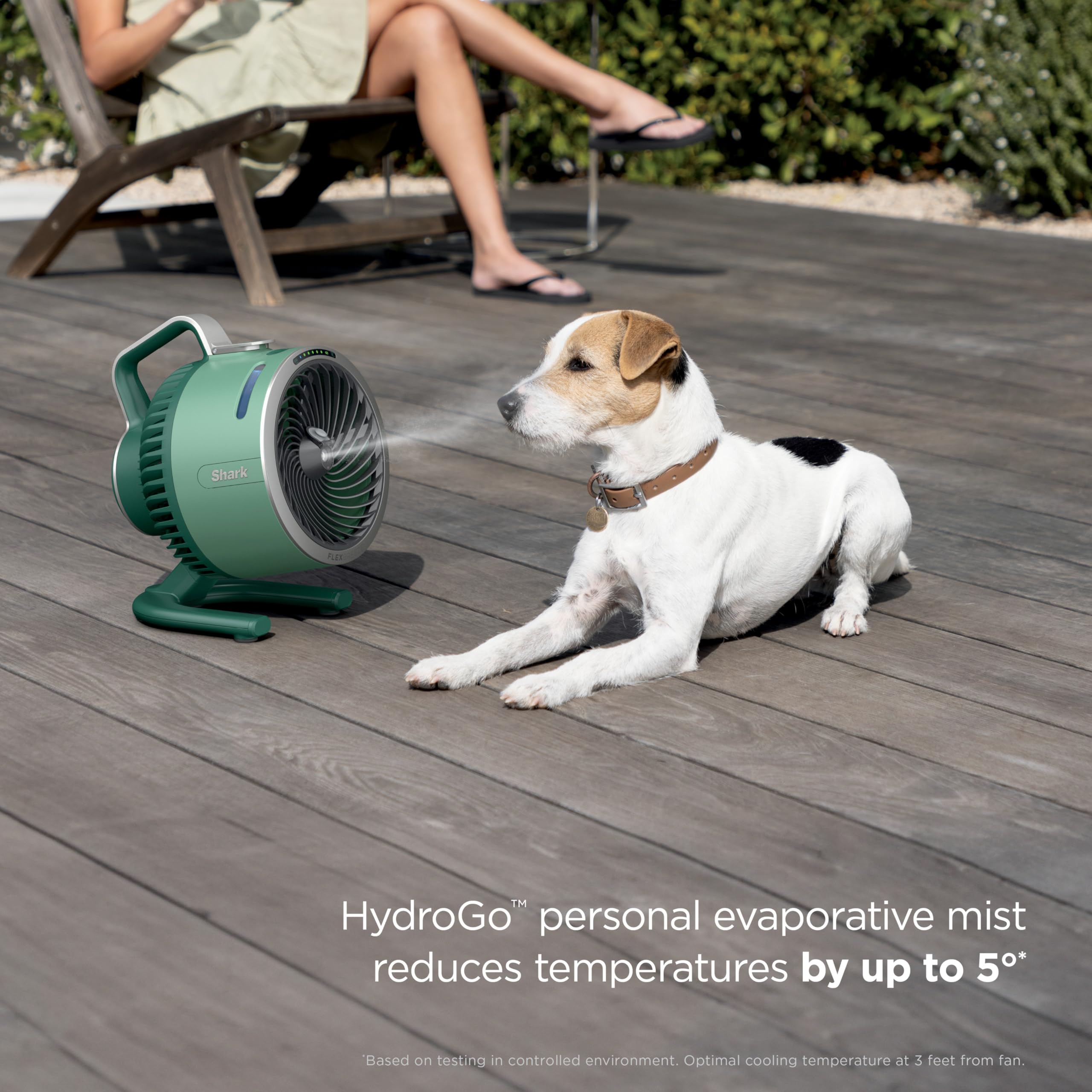Foto 3 pulgar | Ventilador Portátil Shark Flexbreeze Hydrogo Con Cargador De Coche - Venta Internacional.