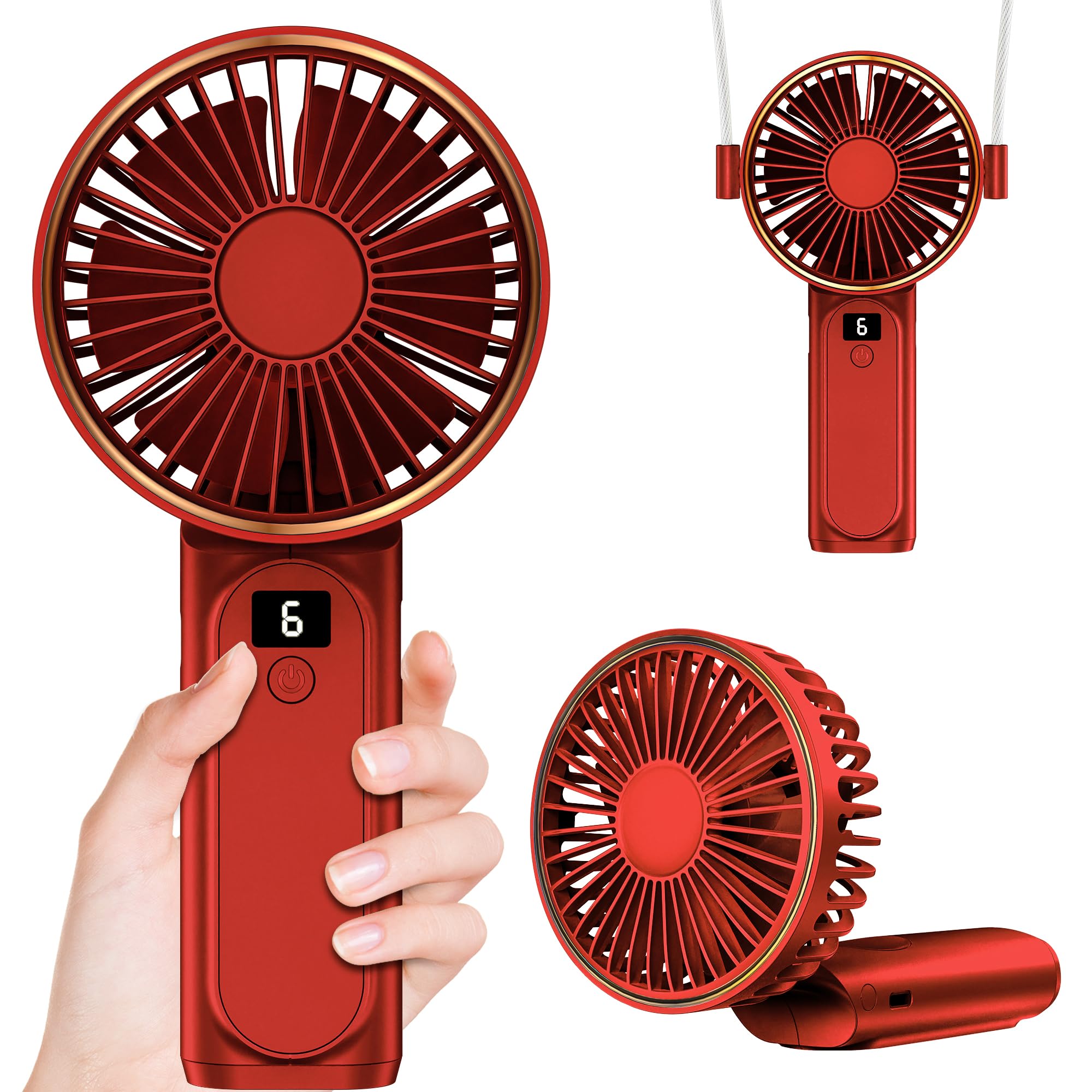 Foto 2 pulgar | Ventilador Portátil Peiyuu De 4000 Mah, Recargable Por Usb - Venta Internacional.