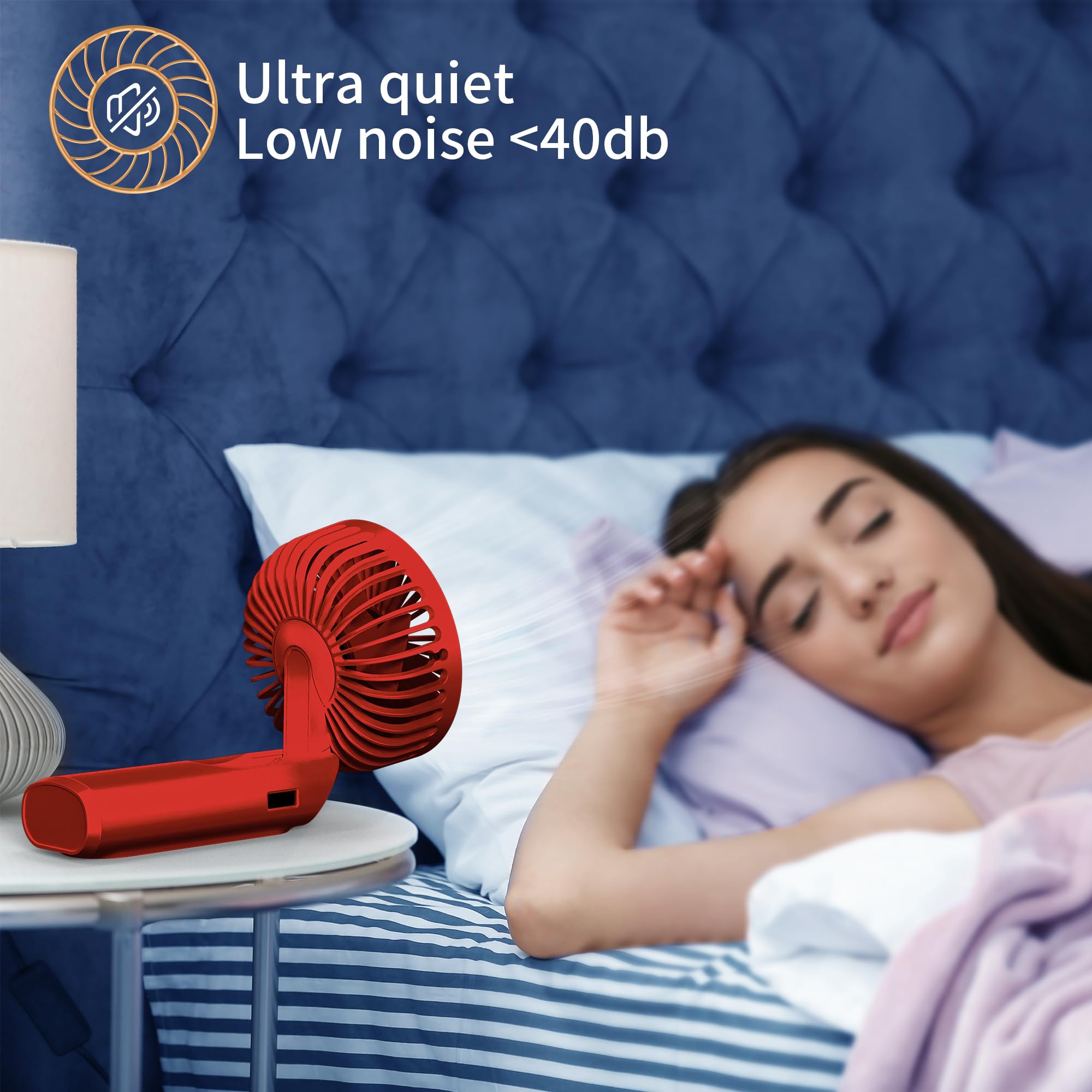 Foto 7 pulgar | Ventilador Portátil Peiyuu De 4000 Mah, Recargable Por Usb - Venta Internacional.