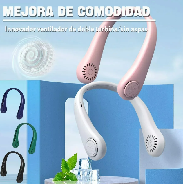 Foto 3 pulgar | Ventilador de Cuello Xtellar  Silencioso Recargable Usb