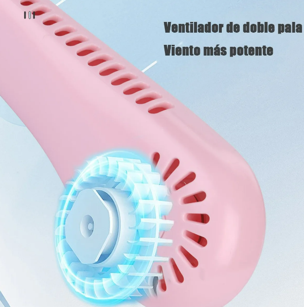 Foto 3 | Ventilador de Cuello Xtellar  Silencioso Recargable Usb