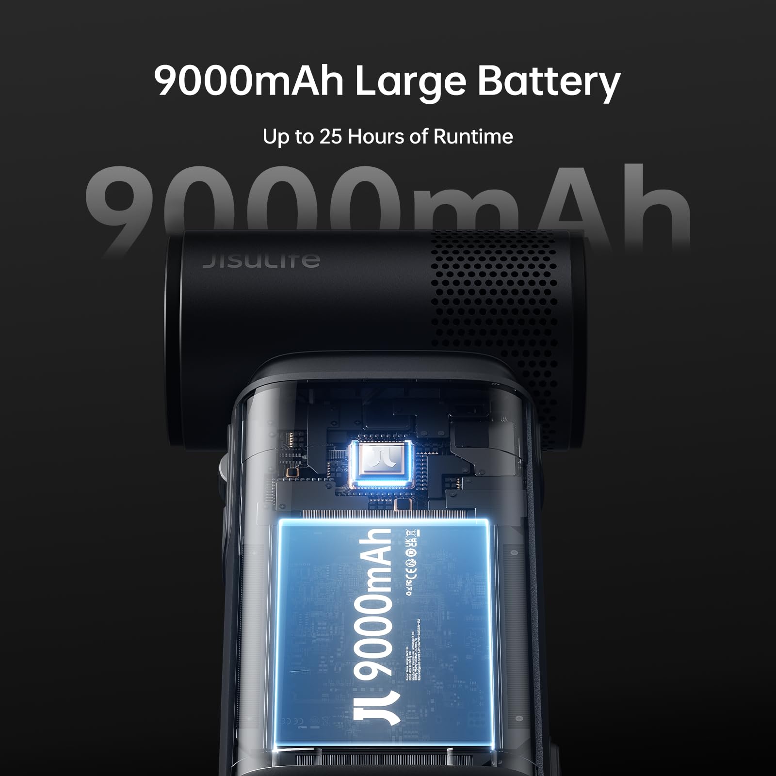 Foto 7 pulgar | Ventilador De Mano Jisulife Portable Ultra2  9000 Mah  25 Horas  Batería Externa - Venta Internacional.