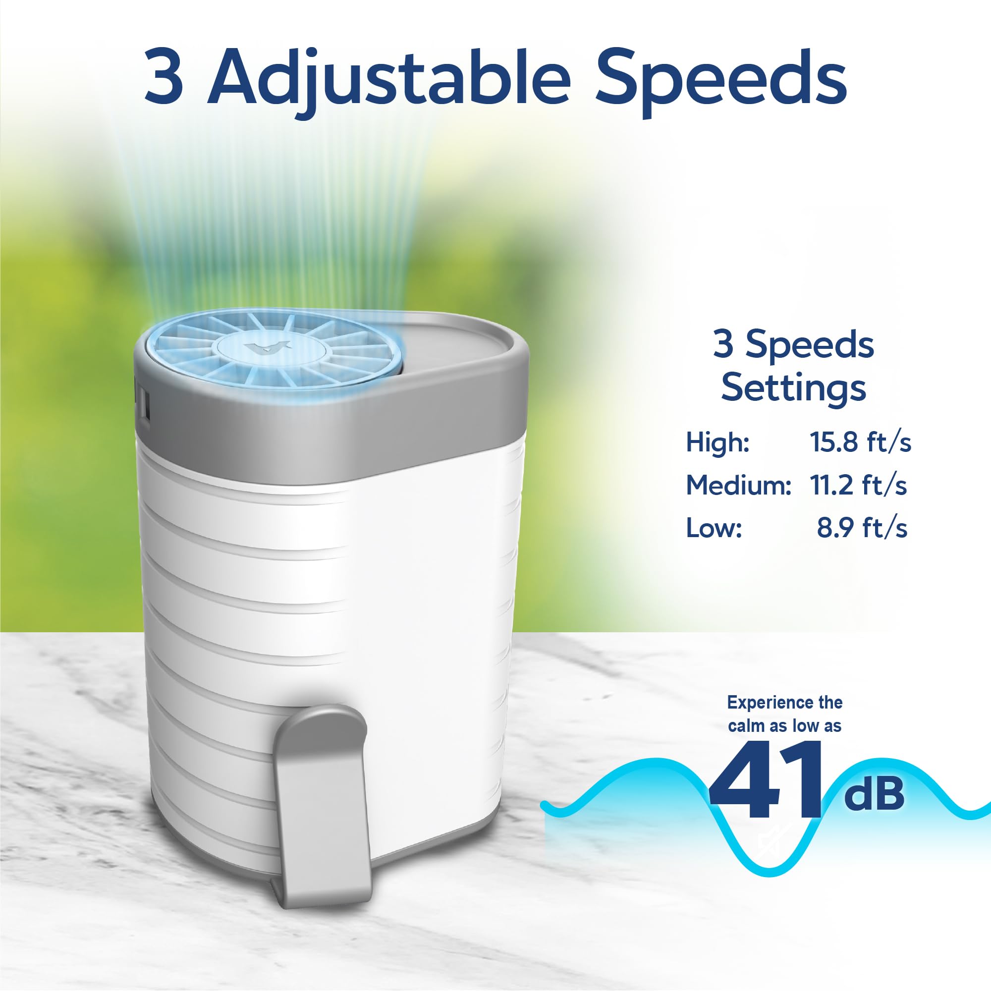 Foto 7 pulgar | Enfriador De Aire Portátil Arctic Air Breeze Jet Recargable De 3 Velocidades - Venta Internacional.
