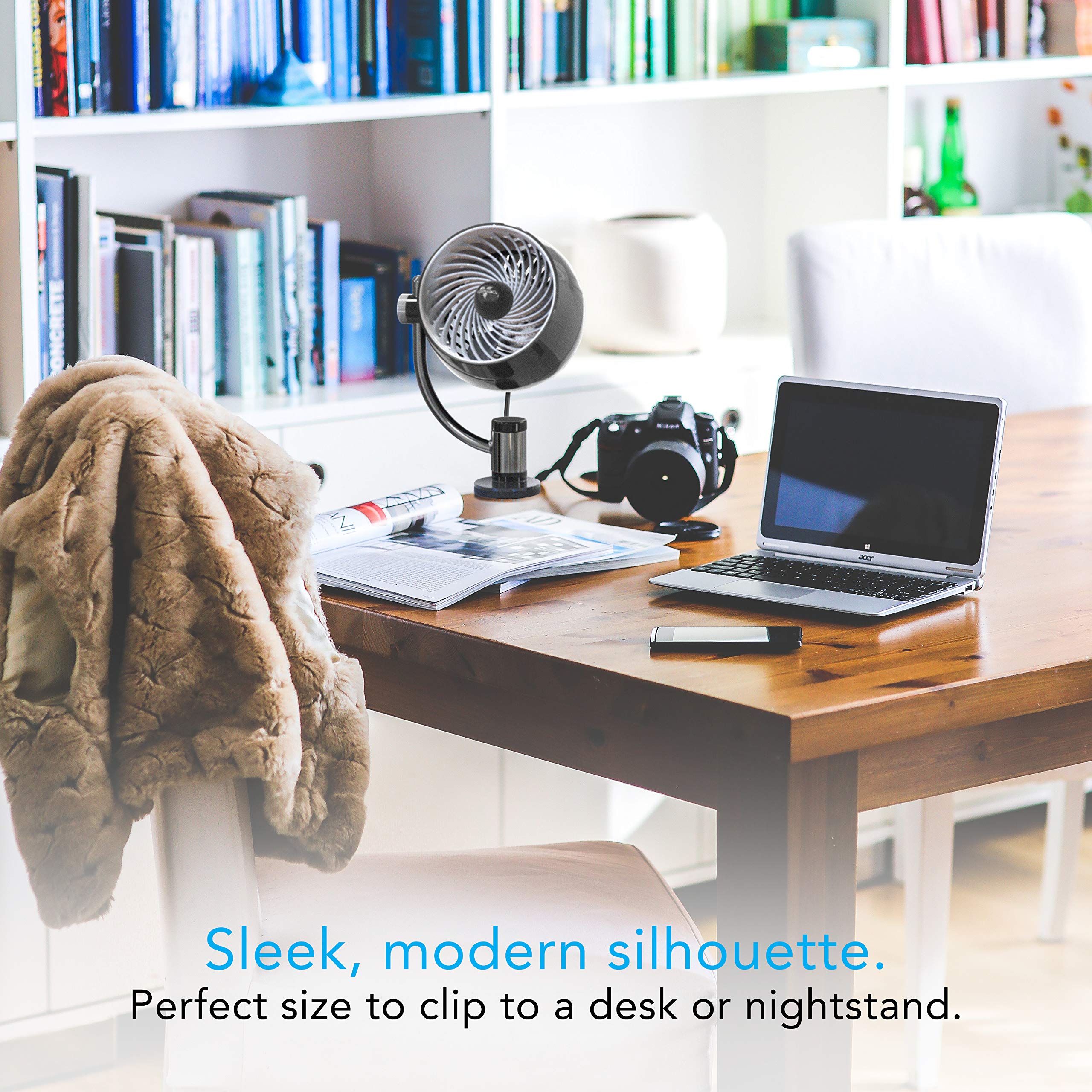 Foto 3 | Ventilador Circulador De Aire Vornado Pivot3 Clip Personal De 3 Velocidades - Venta Internacional.