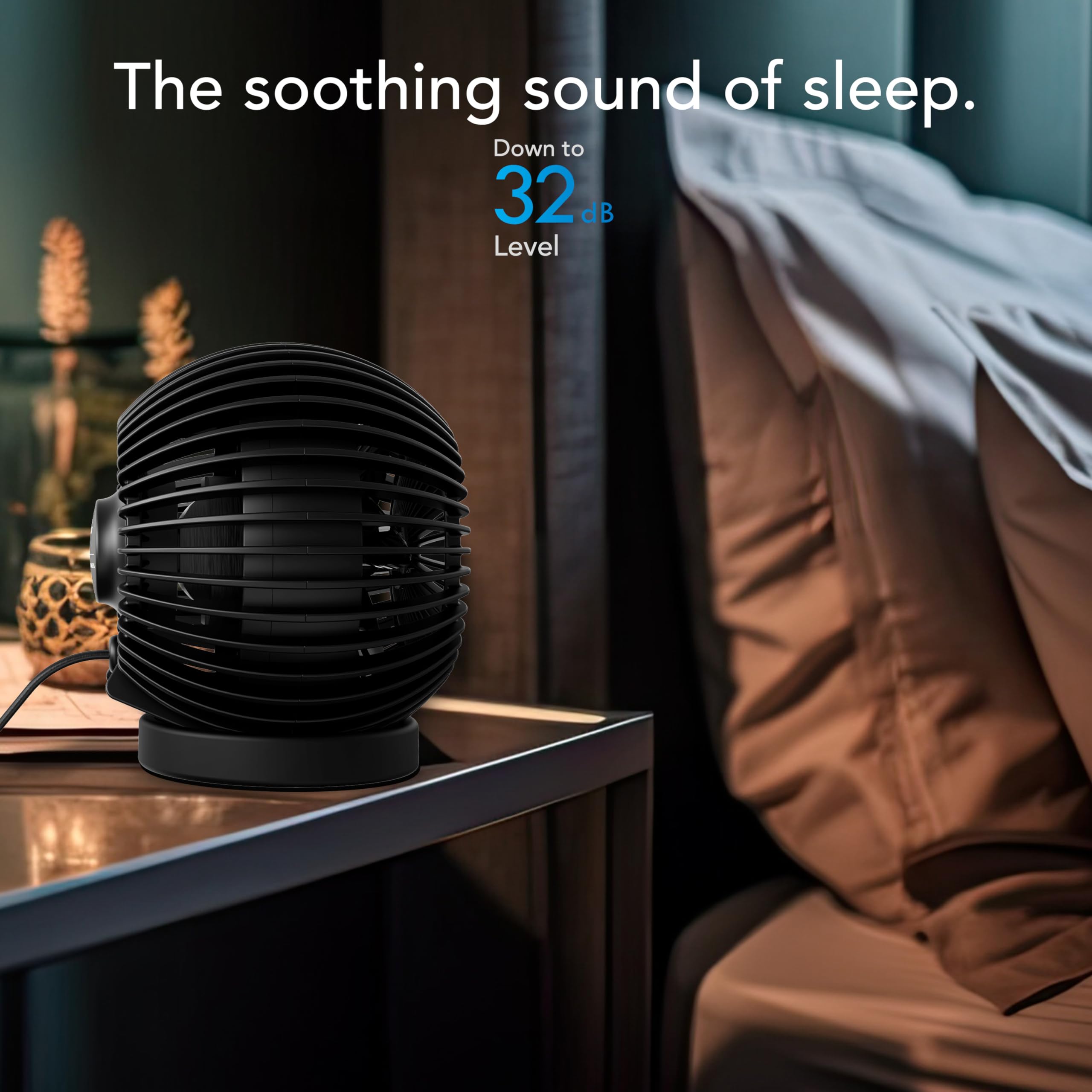 Foto 6 pulgar | Ventilador Ajustable Personal Vornado Sphere De 2 Velocidades Negro - Venta Internacional.