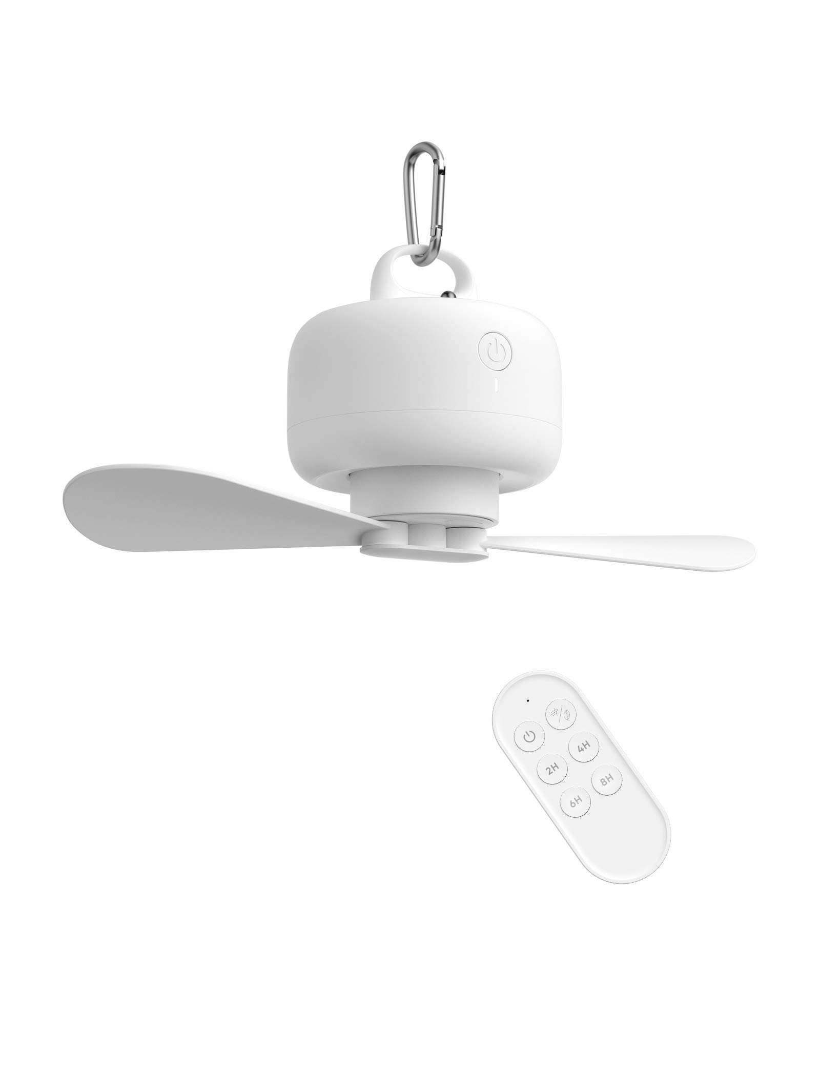Foto 1 | Ventilador De Camping Jisulife De 8000 Mah  Funciona Con Pilas Y Mando A Distancia - Venta Internacional.