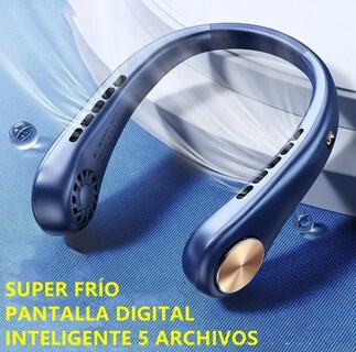 Foto 2 | Xtellar Ventilador De Cuello Portátil Recargable Usb Ultra Silencioso Y Ligero