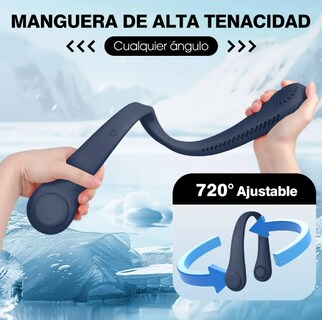 Foto 3 | Xtellar Ventilador Portátil Sin Aspas De Cuello Recargable Y Ajustable Ideal Para Actividades Al Aire Libre