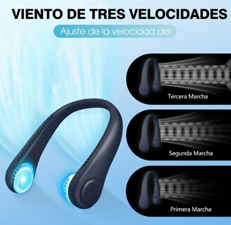 Foto 4 | Xtellar Ventilador Portátil Sin Aspas De Cuello Recargable Y Ajustable Ideal Para Actividades Al Aire Libre