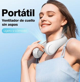 Foto 2 | Xtellar Ventilador Portátil Sin Aspas De Cuello Recargable Y Ajustable Ideal Para Actividades Al Aire Libre