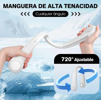 Foto 3 | Xtellar Ventilador Portátil Sin Aspas De Cuello Recargable Y Ajustable Ideal Para Actividades Al Aire Libre