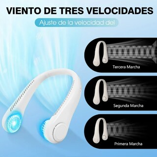 Foto 4 | Xtellar Ventilador Portátil Sin Aspas De Cuello Recargable Y Ajustable Ideal Para Actividades Al Aire Libre