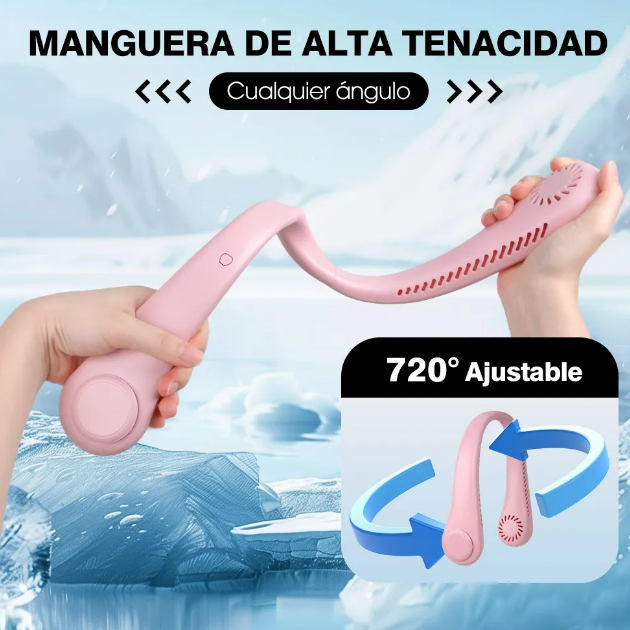 Foto 4 pulgar | Xtellar Ventilador Portátil Sin Aspas De Cuello  Recargable Y Ajustable  Ideal Para Actividades Al Aire Libre