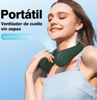 Foto 2 | Xtellar Ventilador Portátil Sin Aspas De Cuello Recargable Y Ajustable Ideal Para Actividades Al Aire Libre
