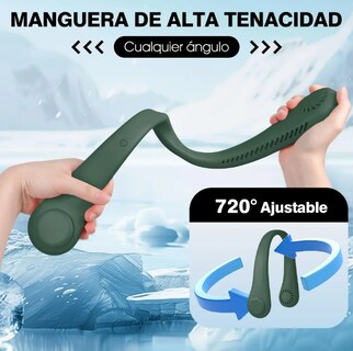 Foto 3 | Xtellar Ventilador Portátil Sin Aspas De Cuello Recargable Y Ajustable Ideal Para Actividades Al Aire Libre