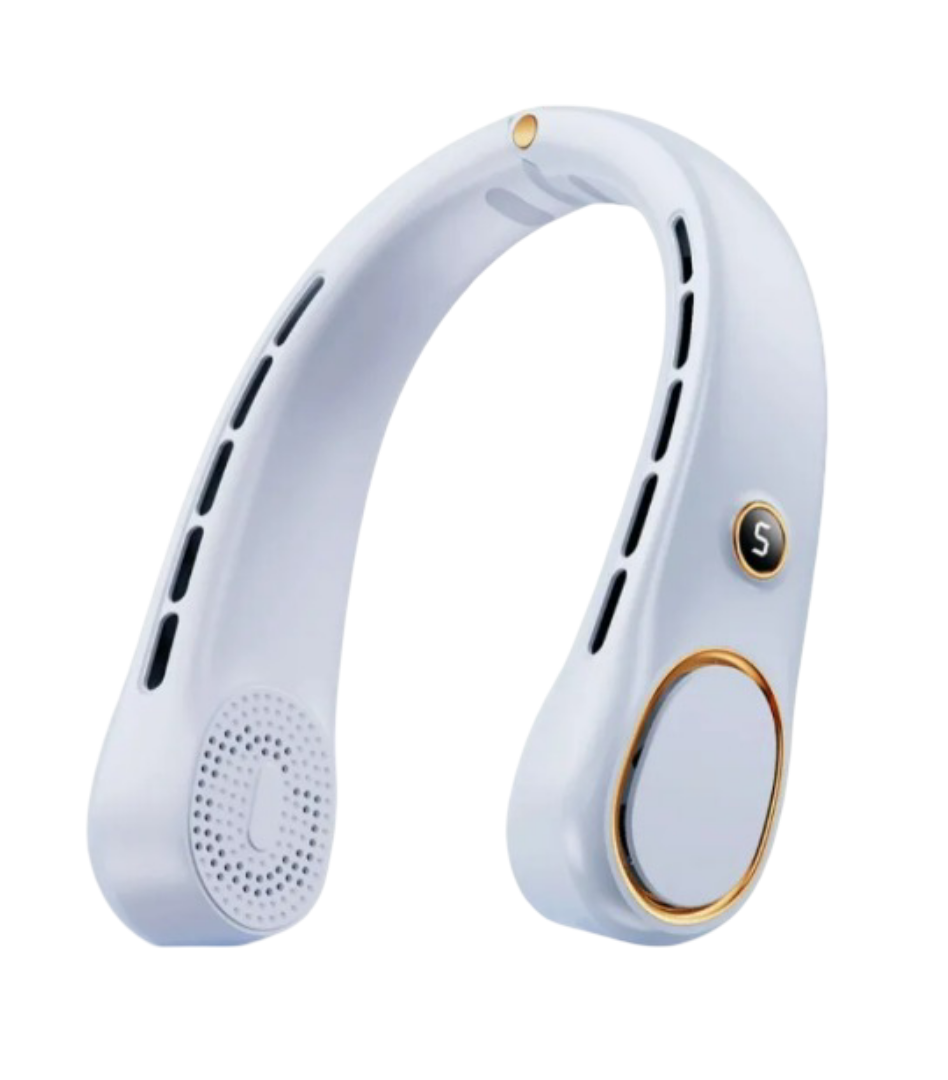 Foto 1 | Xtellar Ventilador De Cuello Portátil Recargable Usb  5 Velocidades  Ligero Y Sin Aspas