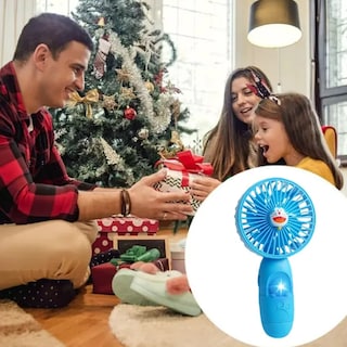 Foto 4 | Ventilador Portátil Xtellar Con Luz Y Diseño Doraemo Recargable Y Ajustable