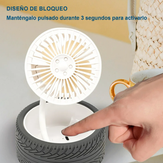 Foto 3 pulgar | Ventilador Xtellar De Mano Portátil Y Compacto Con 3 Velocidades - Ideal Para Viajes Y Deportes Al Aire Libre