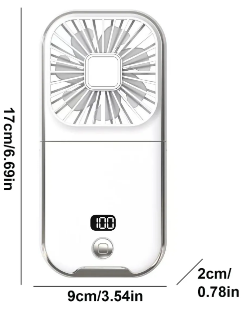 Foto 3 pulgar | Ventilador Multifuncional Xtellar  Ultra Compacto  Recargable Y Potente  Perfecto Para Viajes Y Oficina