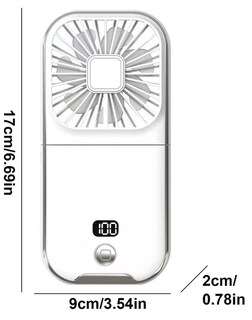 Foto 2 | Ventilador Multifuncional Xtellar Ultra Compacto Recargable Y Potente Perfecto Para Viajes Y Oficina