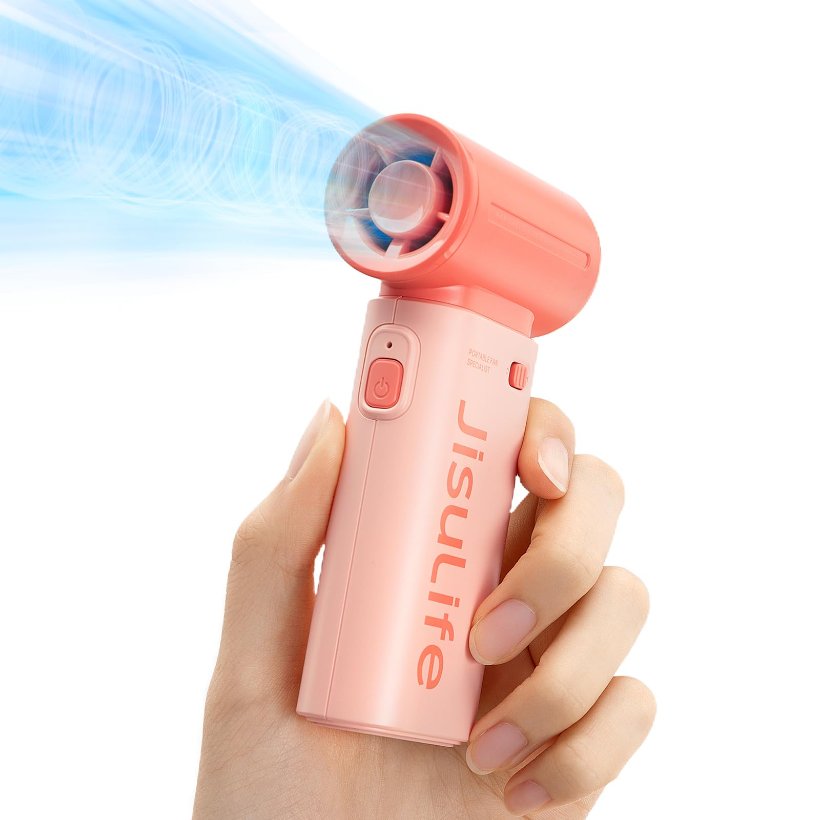 Foto 1 | Ventilador De Mano Jisulife Life9 Turbo Power 5000mah - Rosa - Venta Internacional.