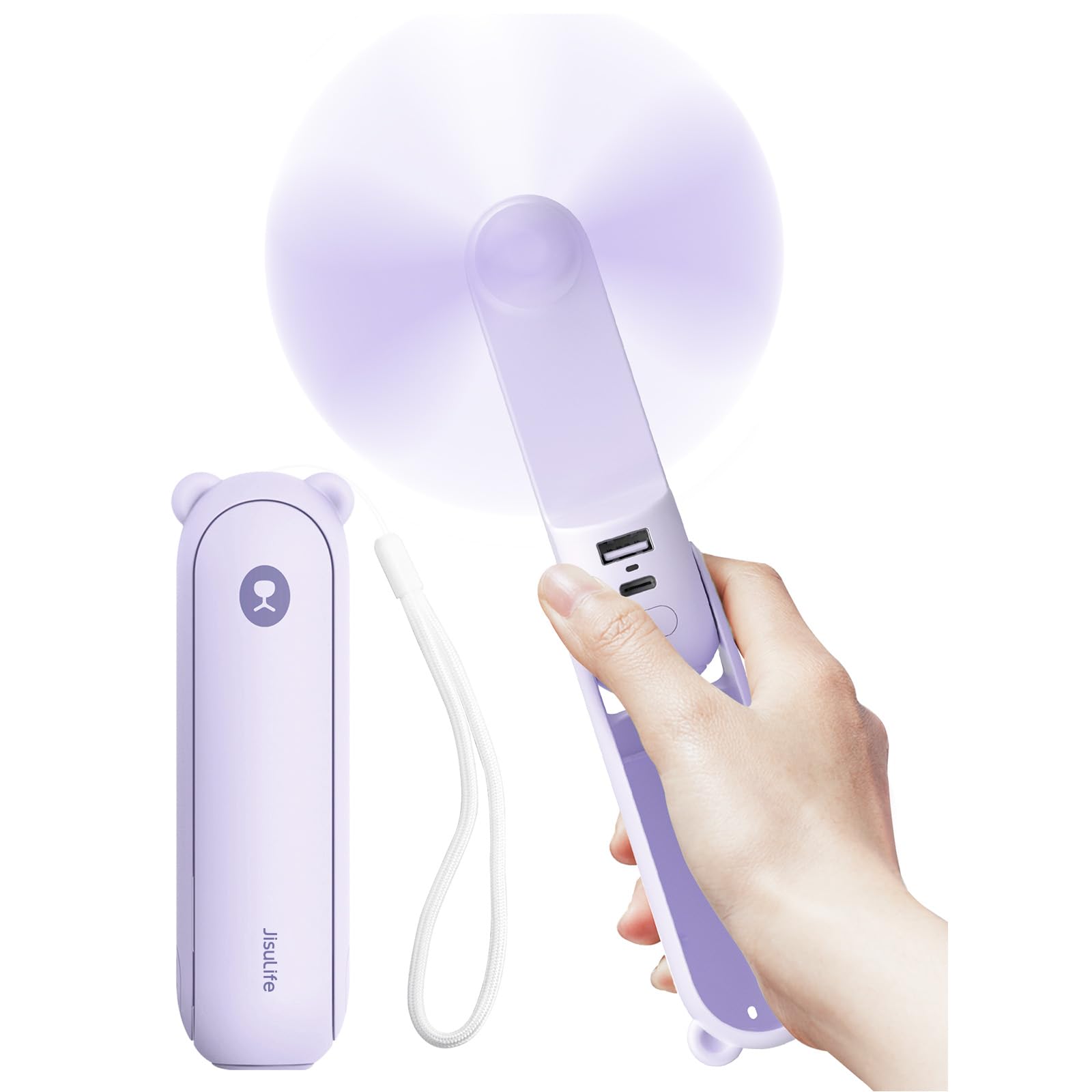 Foto 2 pulgar | Ventilador Portátil Jisulife Con Powerbank De 4500 Mah  37 H De Autonomía - Venta Internacional.