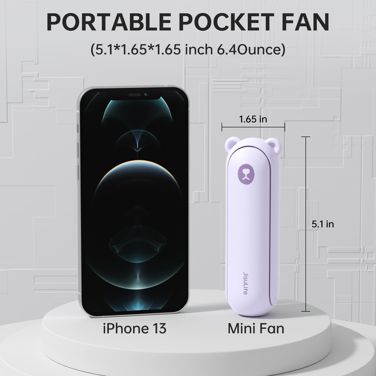 Foto 8 pulgar | Ventilador Portátil Jisulife Con Powerbank De 4500 Mah  37 H De Autonomía - Venta Internacional.