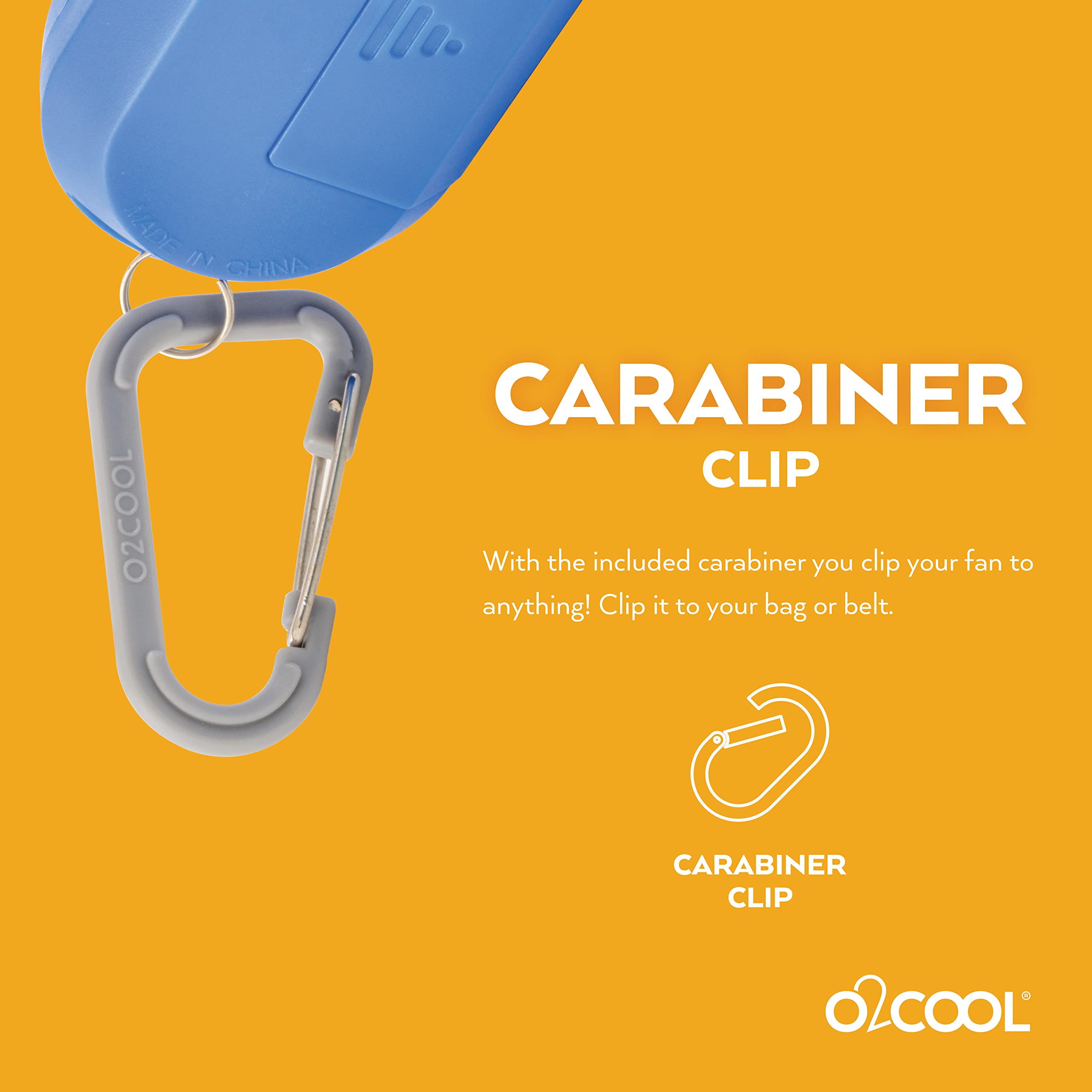 Foto 5 pulgar | Llavero Deportivo Misting Fan O2cool  Tamaño Bolsillo  Con Mosquetón  Paquete De 2 - Venta Internacional.