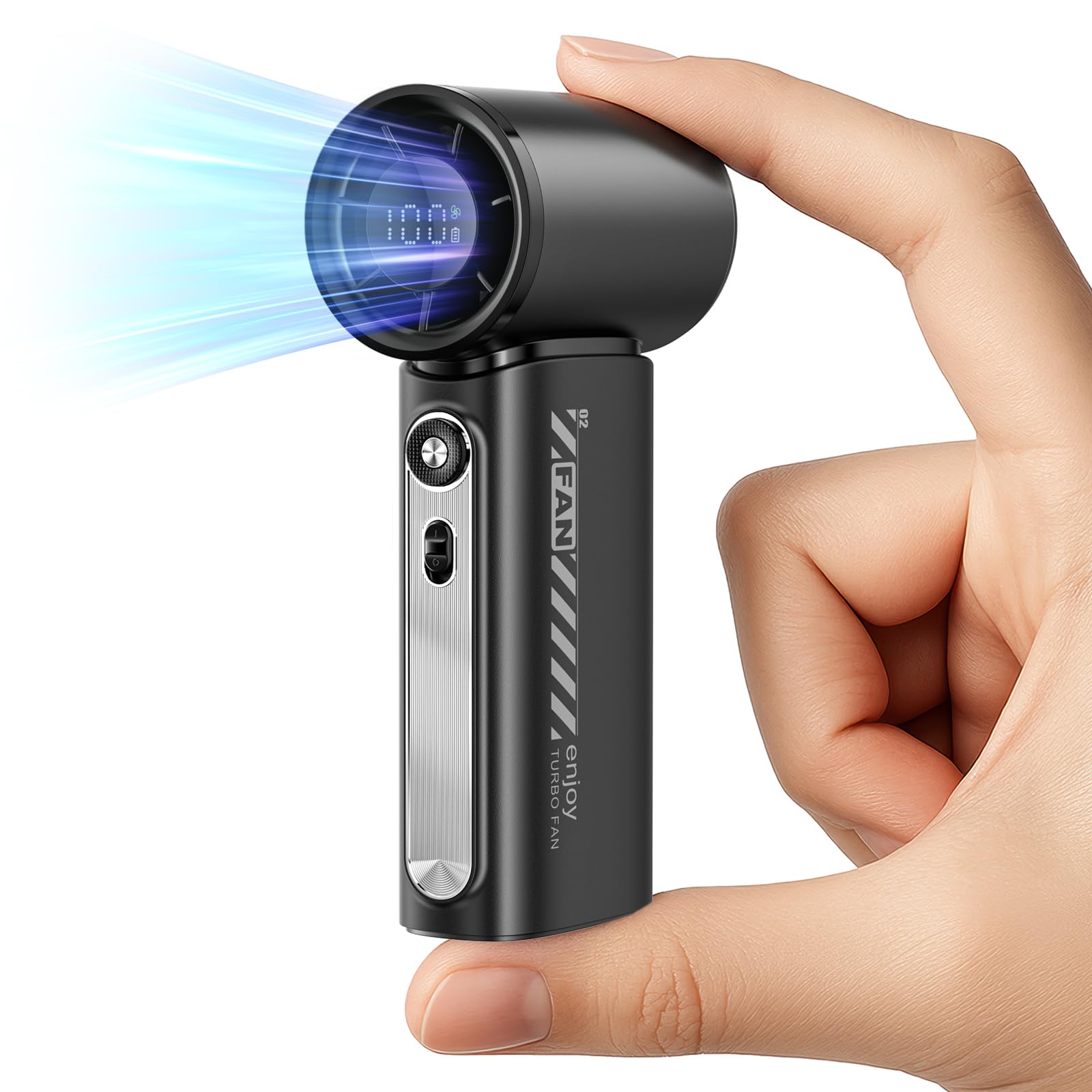 Foto 1 | Ventilador Portátil Koonie 19000 Rpm  100 Velocidades  3600 Mah  Negro - Venta Internacional.