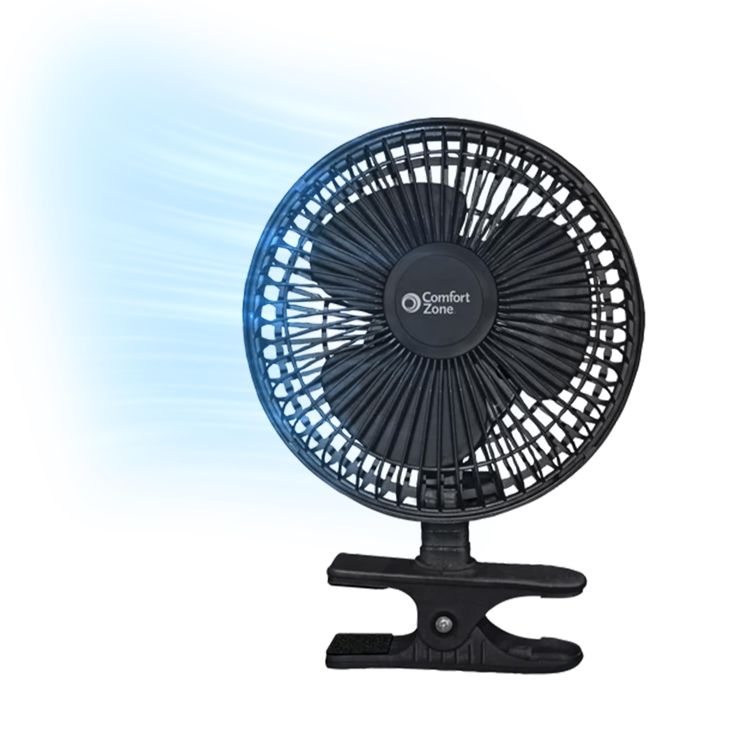 Foto 2 pulgar | Ventilador Portátil Comfort Zone Con Clip  6 Pulgadas  Negro - Venta Internacional.