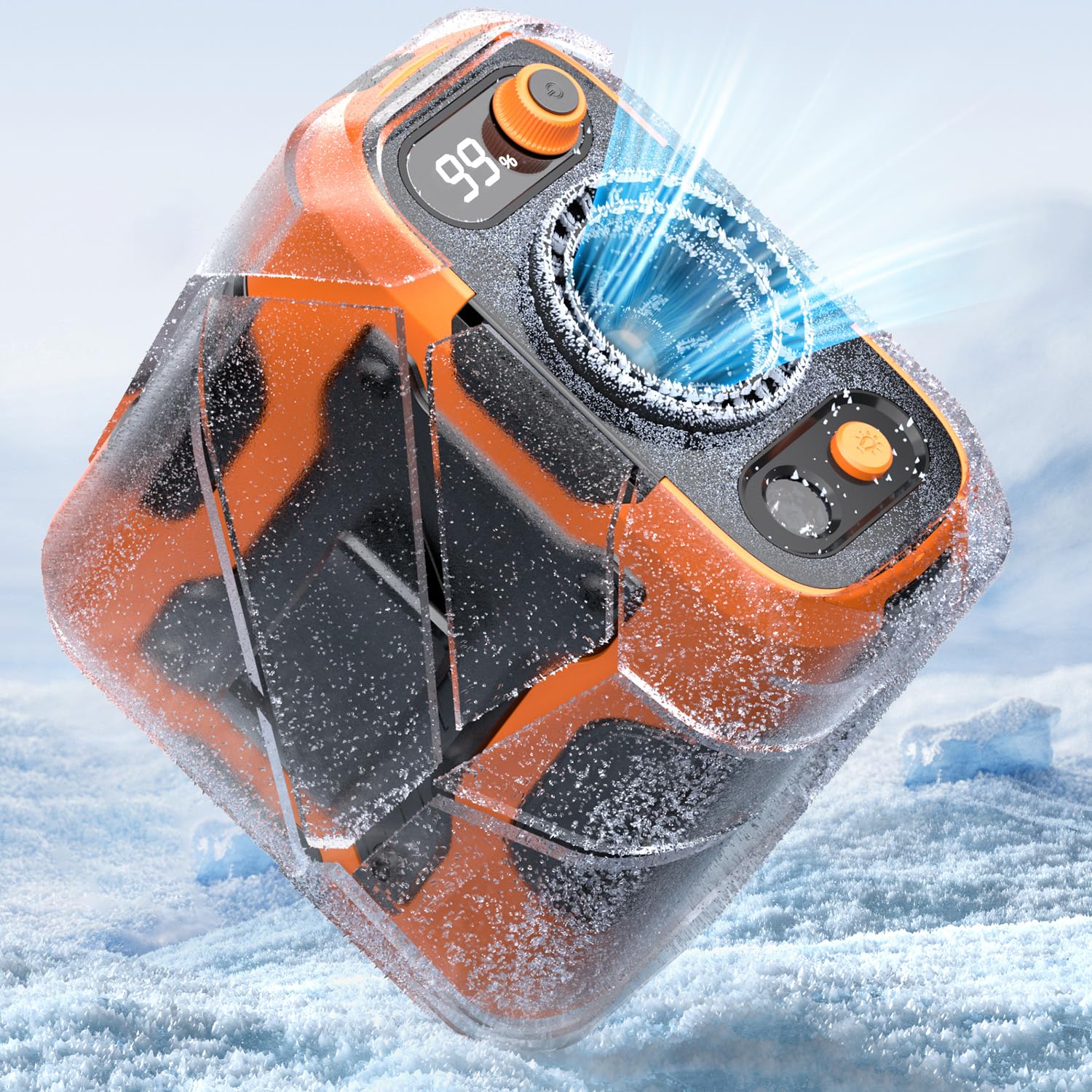 Foto 1 | Cinturón Portátil Portátil Koonie Con Clip Para Cintura  24 Horas  Naranja - Venta Internacional.