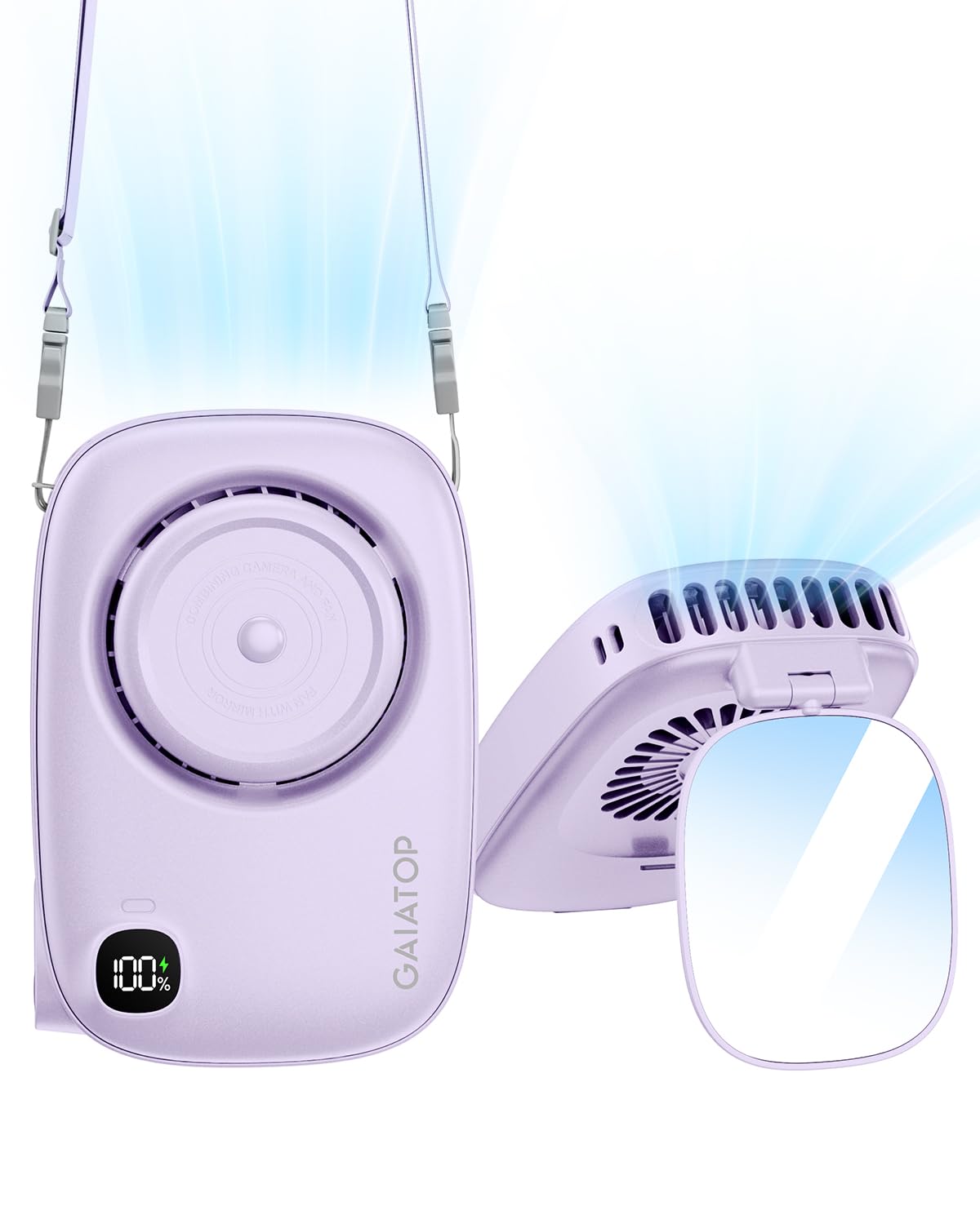 Foto 2 pulgar | Ventilador De Cuello Portátil Gaiatop Mini Recargable Con Pantalla Led - Venta Internacional.