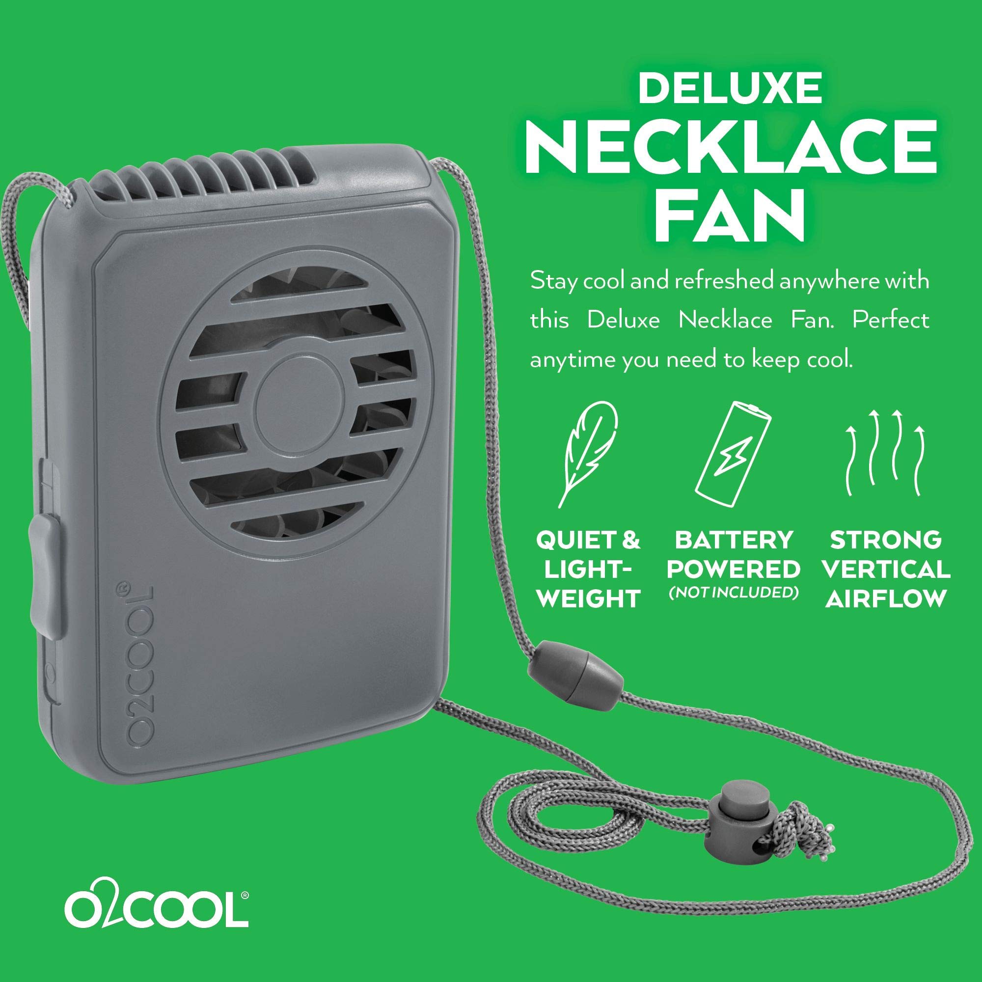 Foto 3 pulgar | Collar Fan O2cool Deluxe  Portátil Y Portátil Con Manos Libres - Venta Internacional.