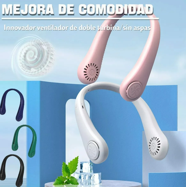 Foto 3 pulgar | Xtellar Ventilador De Cuello Ultra-ligero Y Silencioso  Recargable Vía Usb