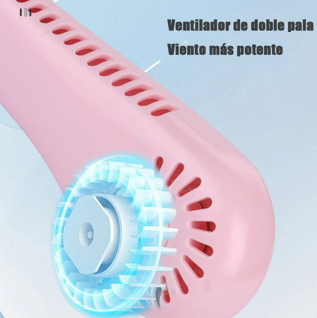 Foto 4 pulgar | Xtellar Ventilador De Cuello Ultra-ligero Y Silencioso  Recargable Vía Usb